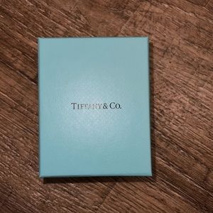 Empty Tiffany jewelry box